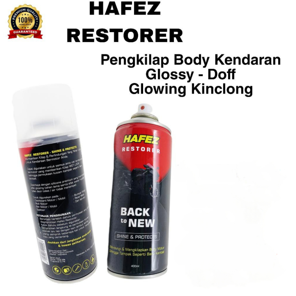 HAFEZ - Restorer - Pengkilap dan Penghitam Body Motor [MRS]