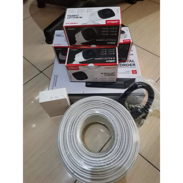 PAKET CCTV DAHUA 4CH LENGKAP