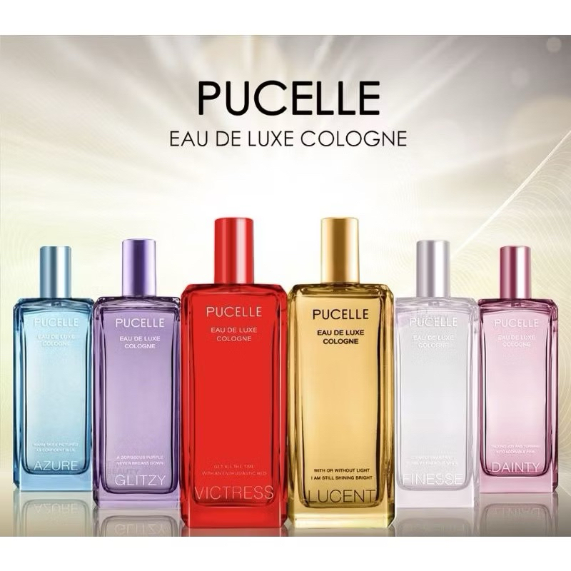 PUCELLE  Eau De Luxe Cologne 100 ml Parfum Kaca Minyak Wangi Lucent