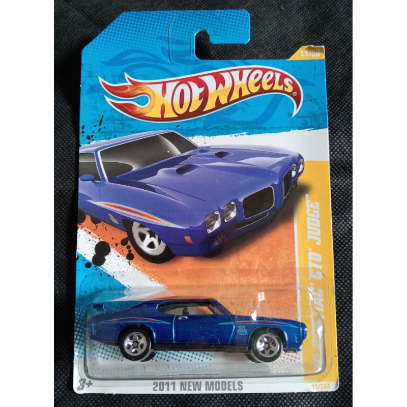 HOT WHEELS '70 PONTIAC GTO JUDGE BIRU