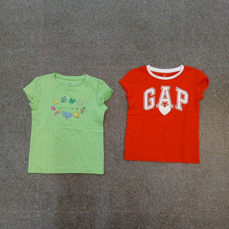 kaos anak perempuan Gap