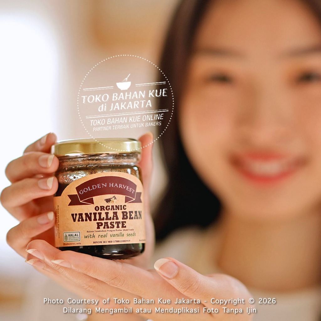 

Golden Harvest - Organic Vanilla Bean Paste 100ml Perisa Alami Vanili