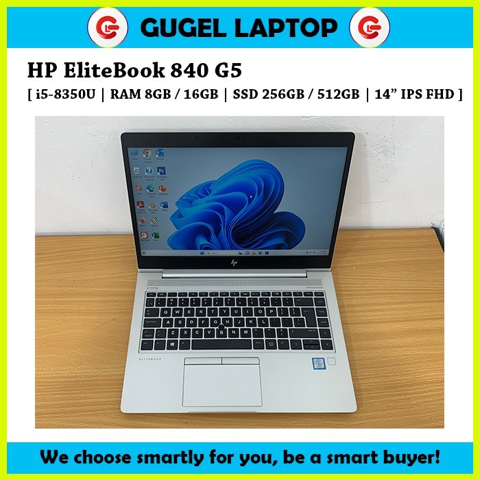 HP Elitebook 840 G5 i5 8th 16GB 512GB IPS FHD 1920X1080 / HP 840 G5 G6