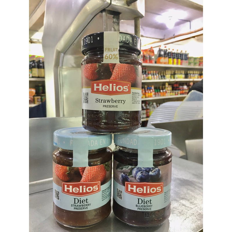 

Helios Diet Jam Preserve Spread Selai / Olesan Diet Impor Spain
