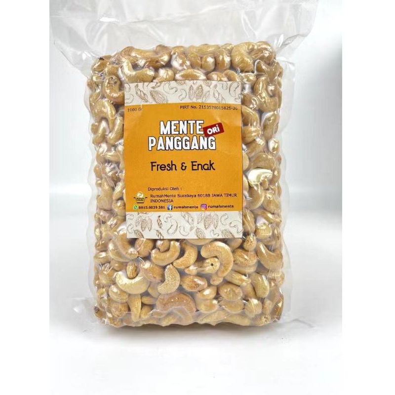 

Kacang Mede Mete Mente Panggang Grade A Roasted Cashew Original