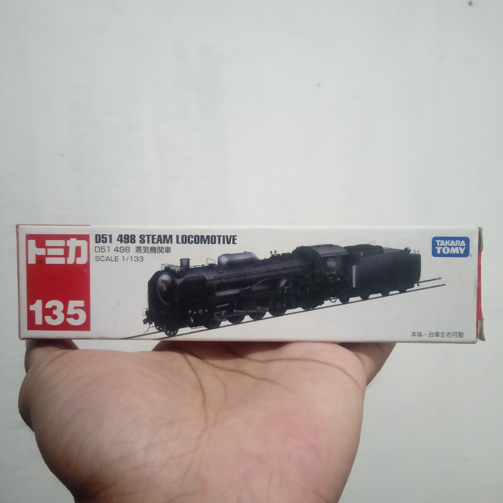 Tomica Long 135 D51 498 STEAM LOCOMOTIVE Takara Tomy Diecast kereta lokomotif