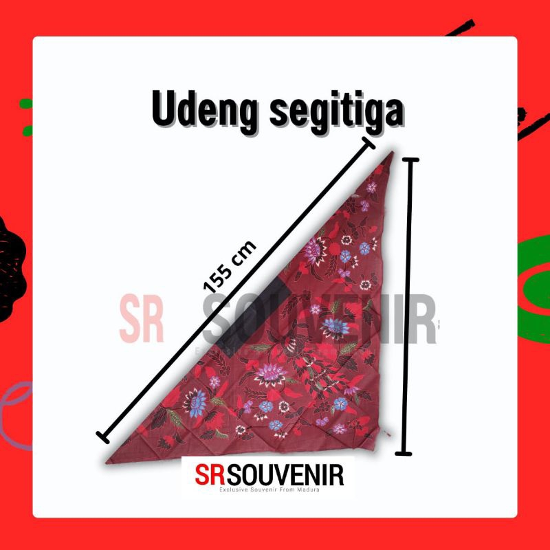Udeng Madura Kain Segitiga | Odheng kain | Scraf