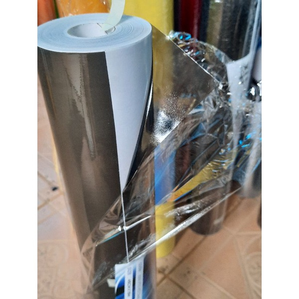 Skotlet Hitam Transparan 1 Roll Lebar 45 Cm Panjang 15 Meter Profix