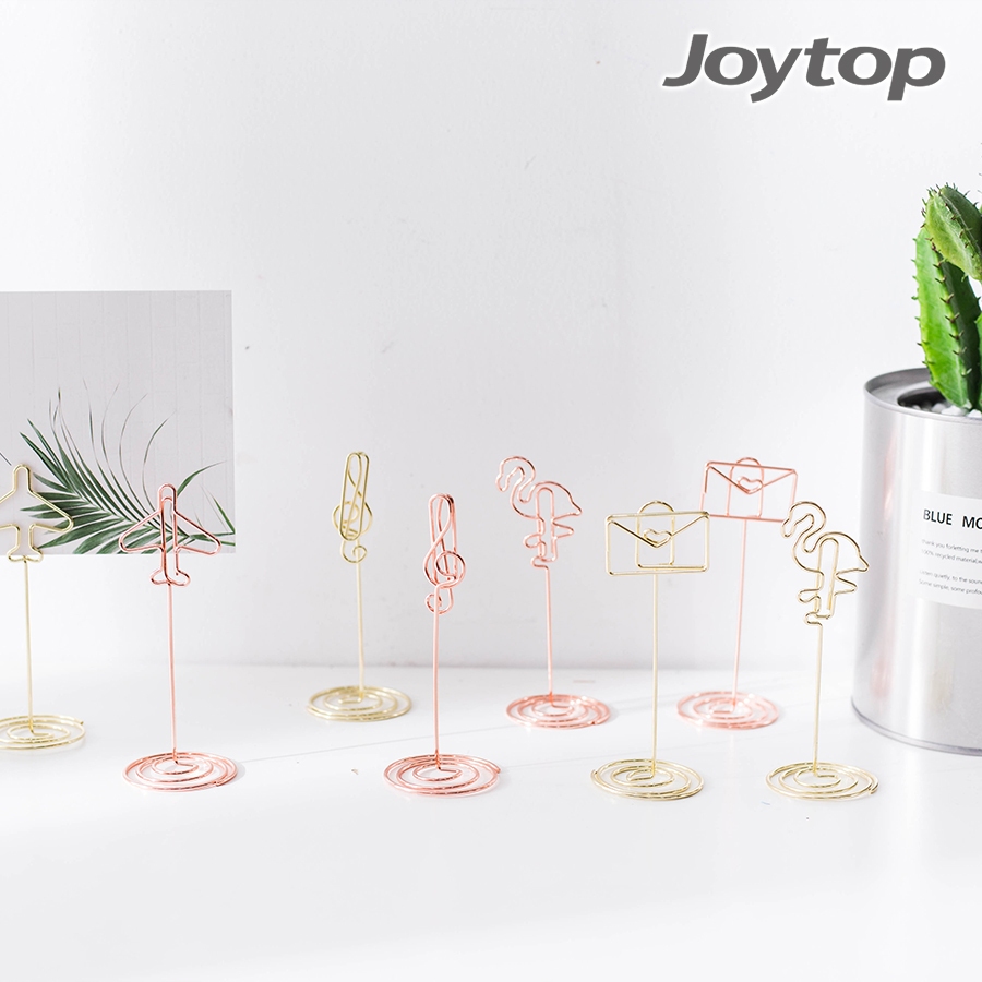 

Klip Penjepit Kertas / Paper Clip Stand / Photo Card Holder / Place Card Holder Memo / Stand Penjepit Kertas Memo / Joytop, Message Folder Changeable PC-6732