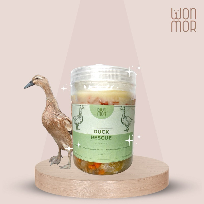 

WONMOR Duck Rescue 700ML - Soup Kaldu Bebek untuk Anjing