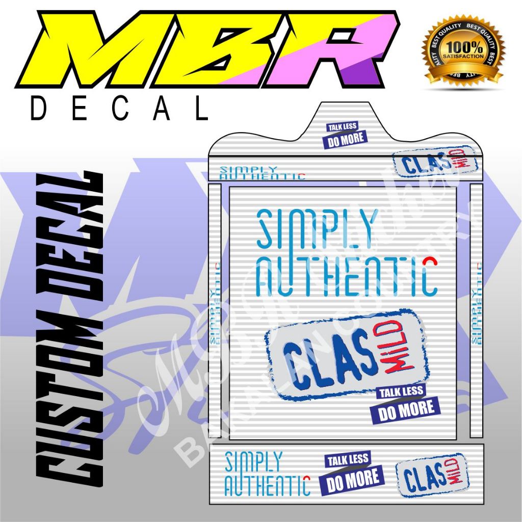 Stiker sangkar kotak,,stiker sangkar custom,,decal sangkar kotak