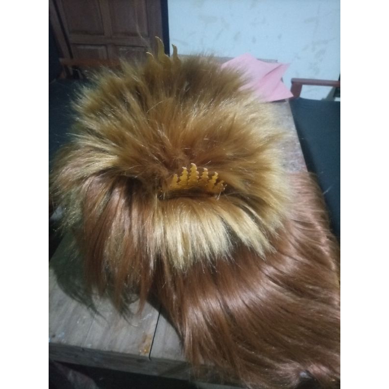 PRE-ORDER rambut atas rangda sintetis super jengger 3