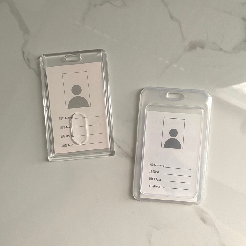 

ID CARD FRAME POLAROID ARCYLIC TRANSPARAN DOFF