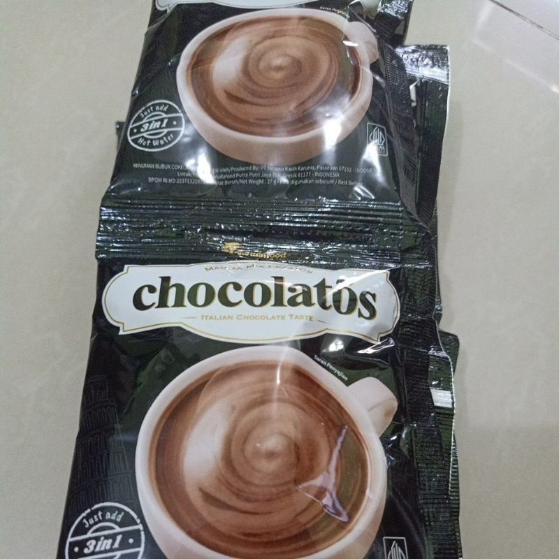 

CHOCOLATOS COKLAT DAN CREAMY ISI 10 SACHET ,PER RENTENG