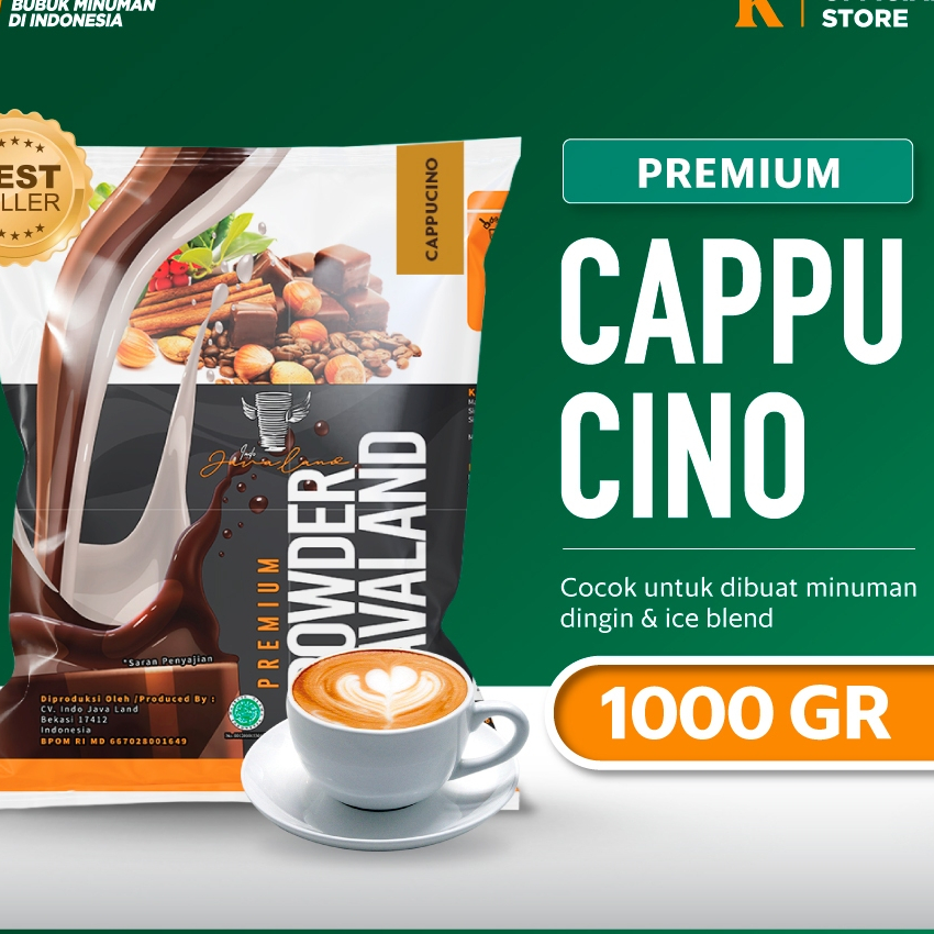 

Powder Premium Cappucino Bubuk Minuman Bubble Drink Javaland 1 kg