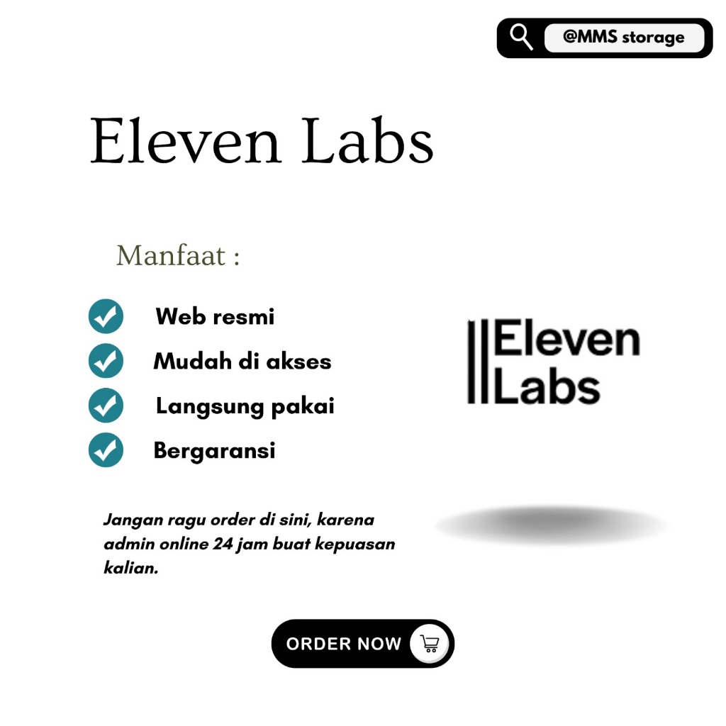ELEVEN LABS Stater - 1 bulan privat akun