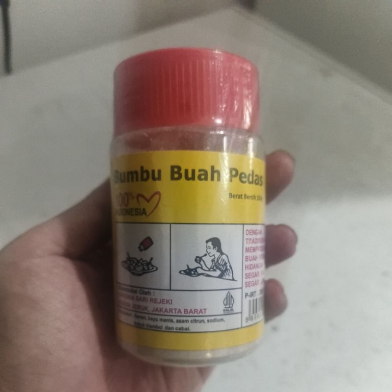 

Garam Buah / Garem Buah / Bumbu Buah Pedas Cap Elang 150gr