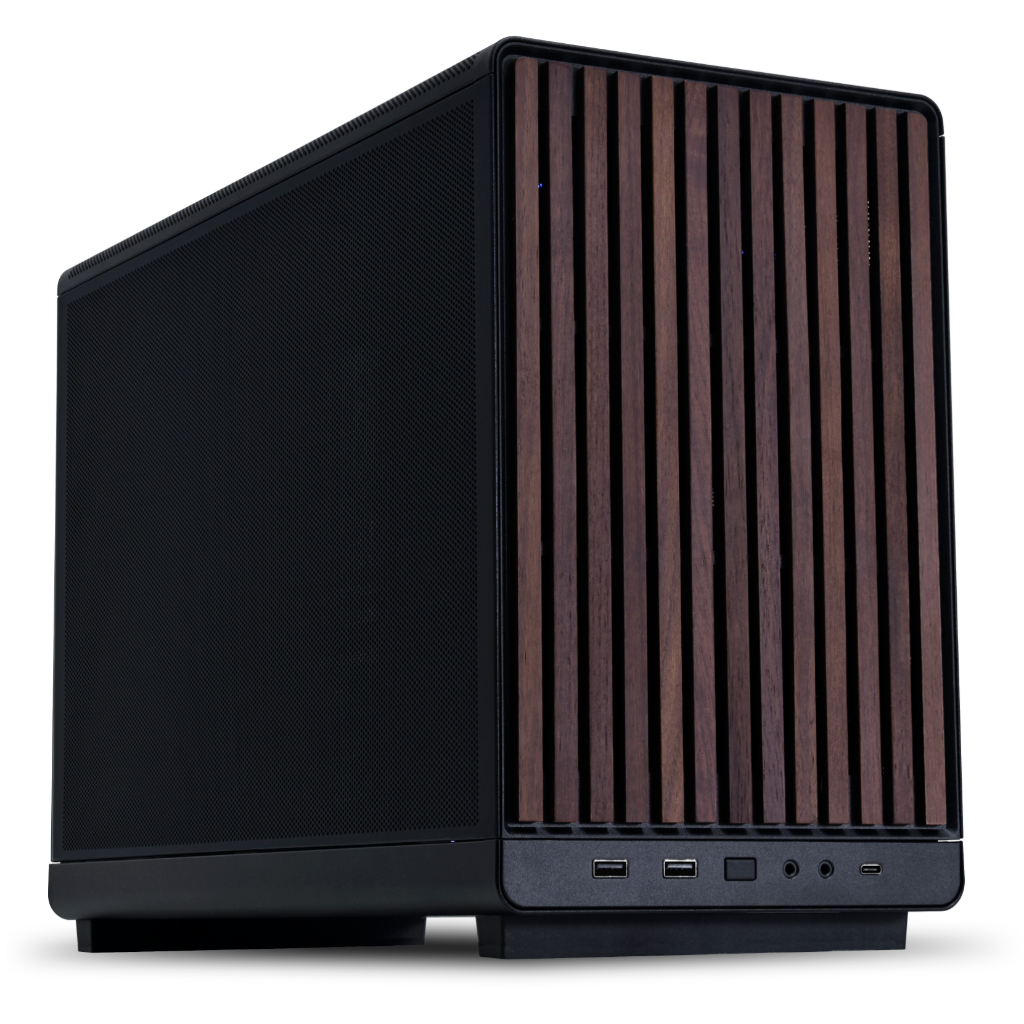 Casing PC Komputer LianLi Lian Li DAN A-3 A3X A3-mATX-WD BLACK Front Panel Kayu Wood | Mid Tower | M