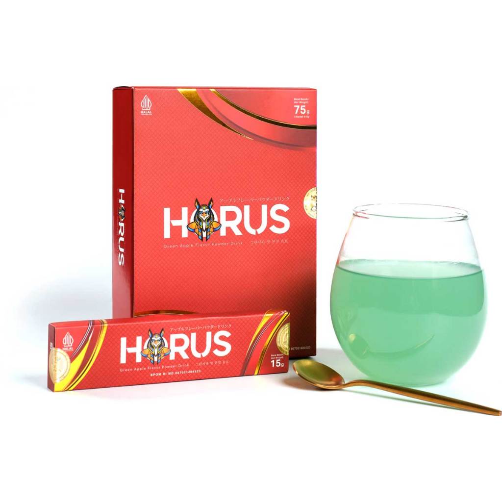 

HORUS | Minuman Serbuk Rasa Apel Hijau | ORI, BPOM