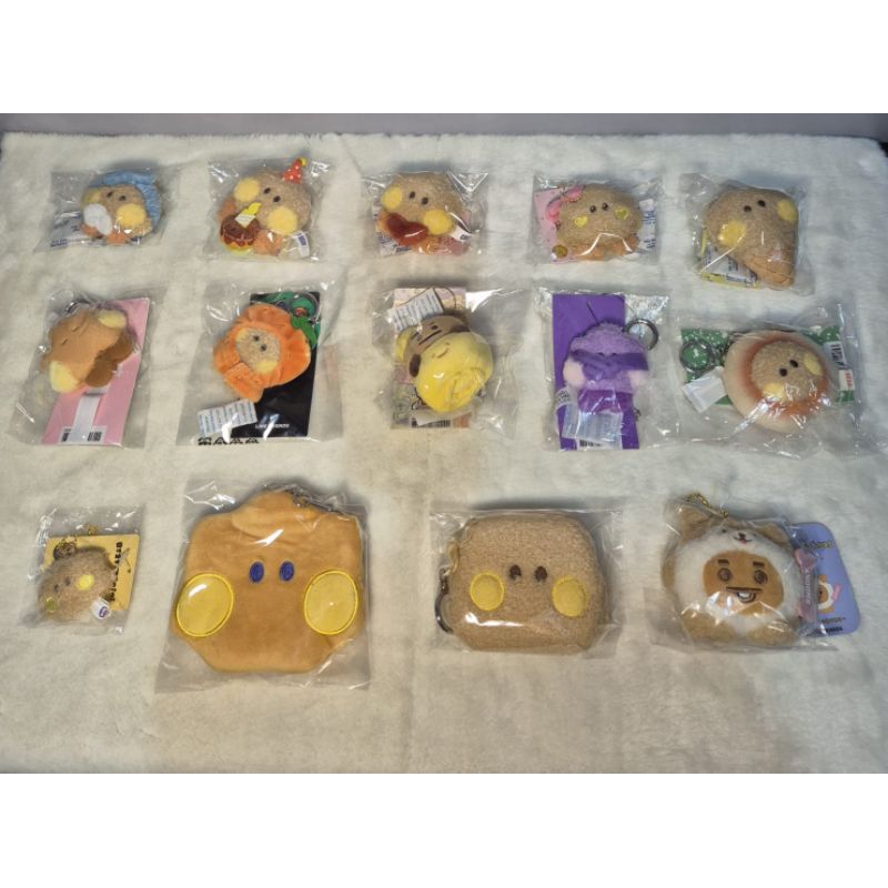 READY DOLL KEYRING PLUSH KEYRING BT21 SHOOKY OFFICIAL