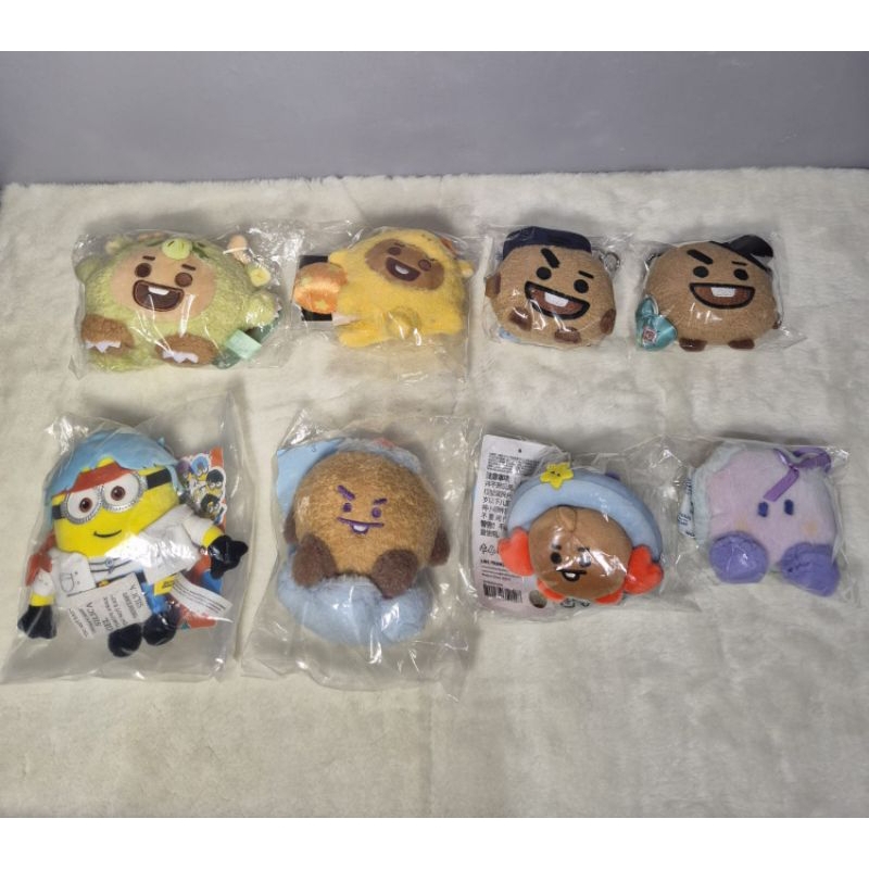 READY DOLL KEYRING PLUSH KEYRING BT21 SHOOKY OFFICIAL