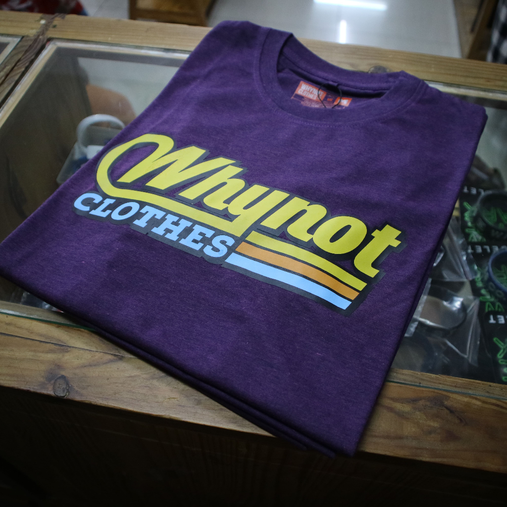 Kaos whynot twotoon marun/ungu/orange bata Random