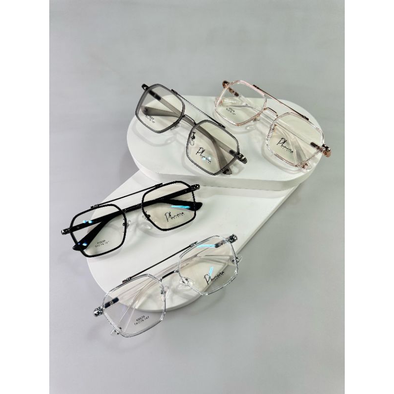 Frame Tiffany - Kacamata Minus Normal Unisex Korean Style