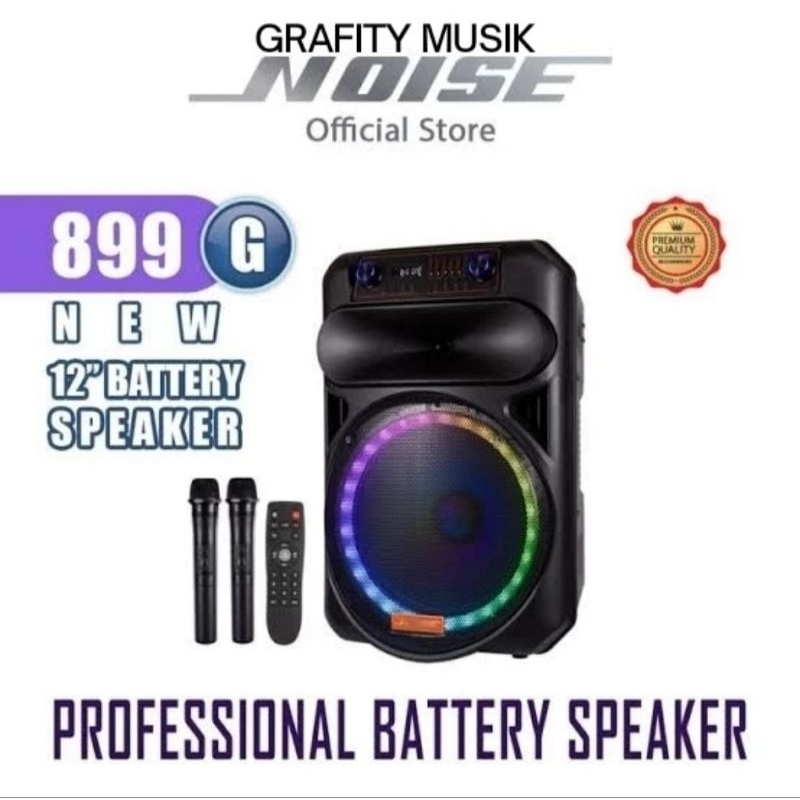 Speaker Portable Noise 899 G 12 Original Speaker Portable Noise 12 Inch