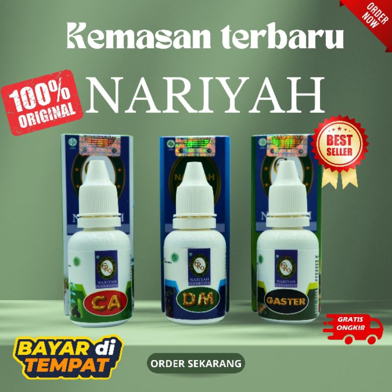 NARIYAH HERBAL NARIYAH GESTER NARIYAH CA KOLESTEROL DARAH TINGGI NARIYAH DM DIABETUS