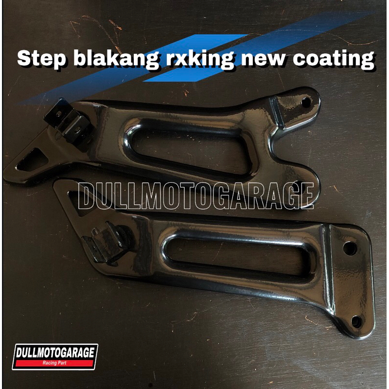 DUDUKAN STEP BLAKANG RX KING NEW HITAM COATING DUDUKAN BARSTEP BLAKANG RXK 08 HITAM COATING