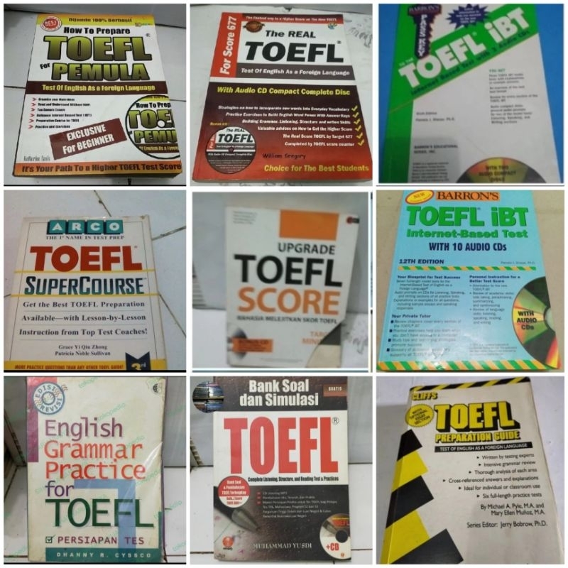 BARRON'S  TOEFL iBT  / How to prepare torfl for pemula / Toefl supercourse / English grammar practic