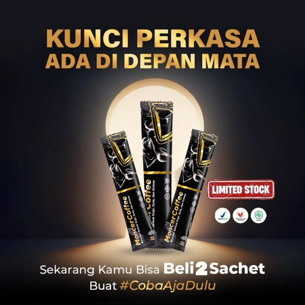 

Monceer Kopi Herbal Original 2 Sachet | Coffee Penambah Stamina | Aman dan Nyaman di Lambung