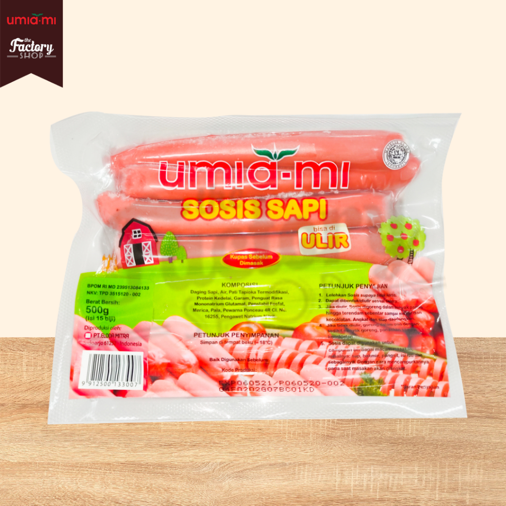 

Umami Umia-mi Sosis Sapi ulir Beef Sausage