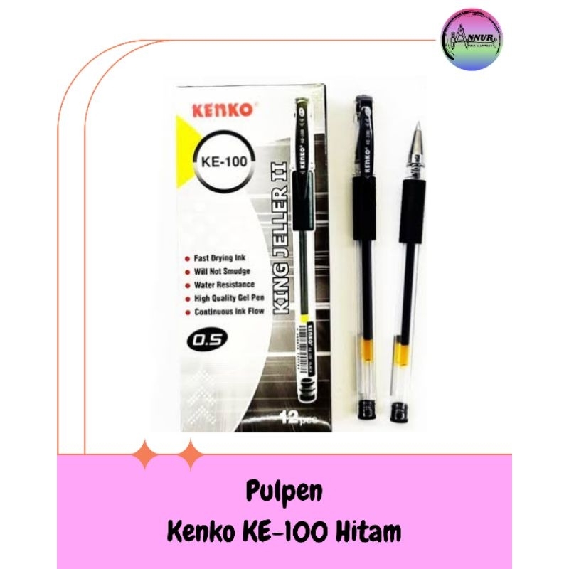 

Pulpen/Bolpoin/Pen Kenko KE-100 King Jeller II Hitam