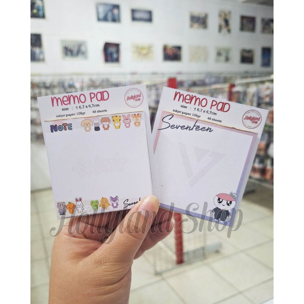 Memopad / Notepad KPOP Seventeen Unofficial