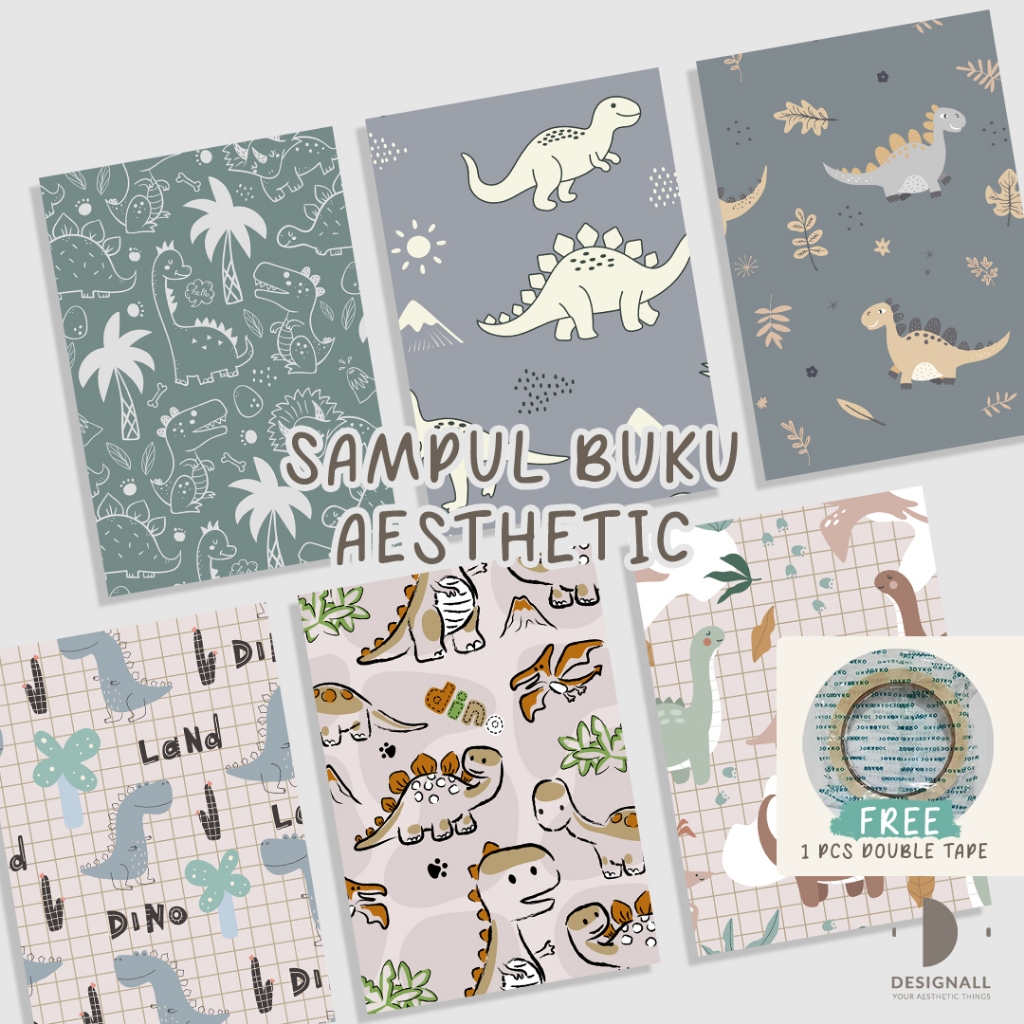 

(ISI 6 PCS) Designall Sampul Buku Aesthetic - Sampul Buku Motif - Sampul Buku Bigboss / Sidu - NOD