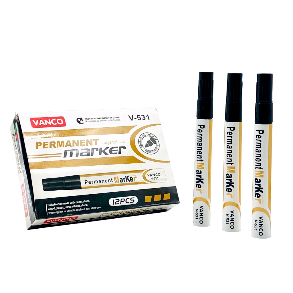 

SPIDOL VANCO PERMANENT MARKER (HITAM)