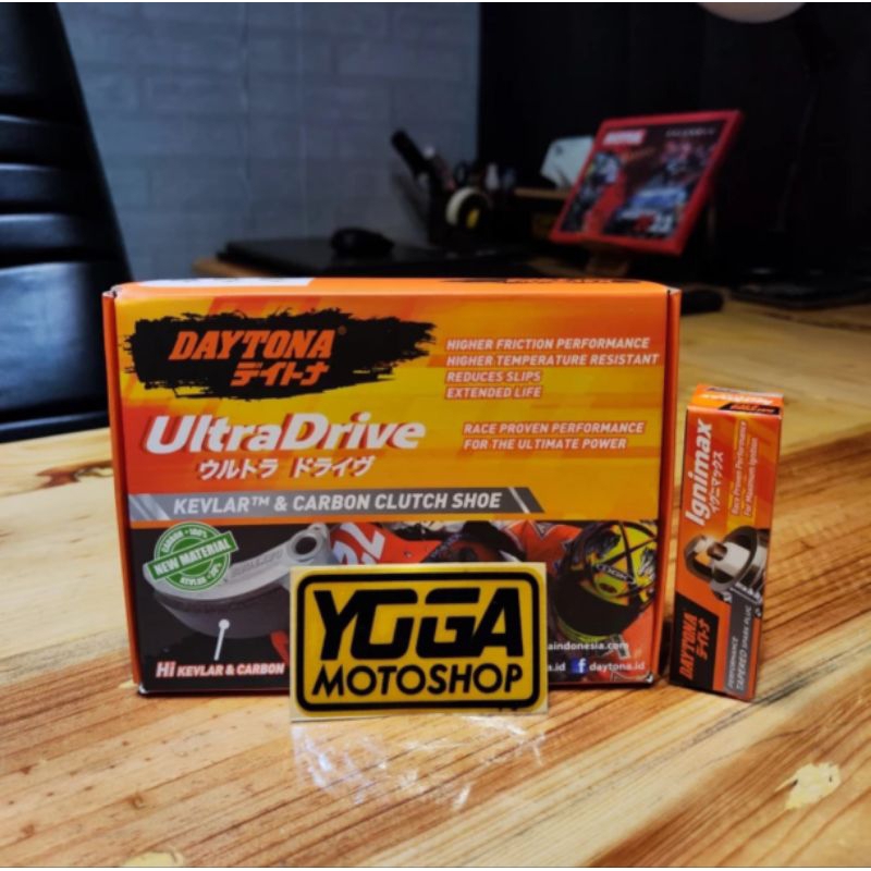 Kampas Ganda Daytona Nmax Aerox Lexi Pcx ADV Nmax Turbo  Hi Carbon