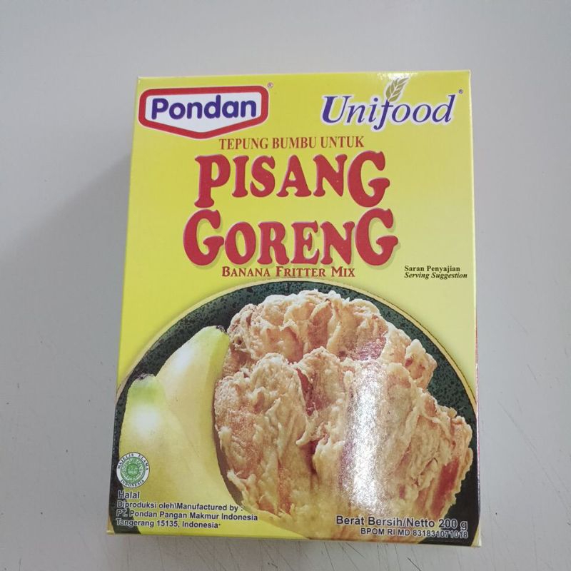 

TEPUNG PISANG GOREN PONDAN 200GRAM
