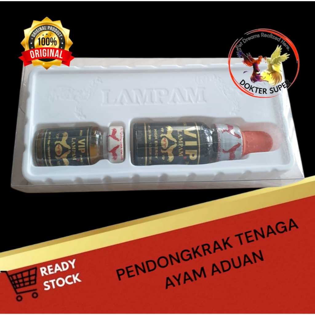 LAMPAM SUPER VIP TWIN SET doping ayam aduan ori Thailand
