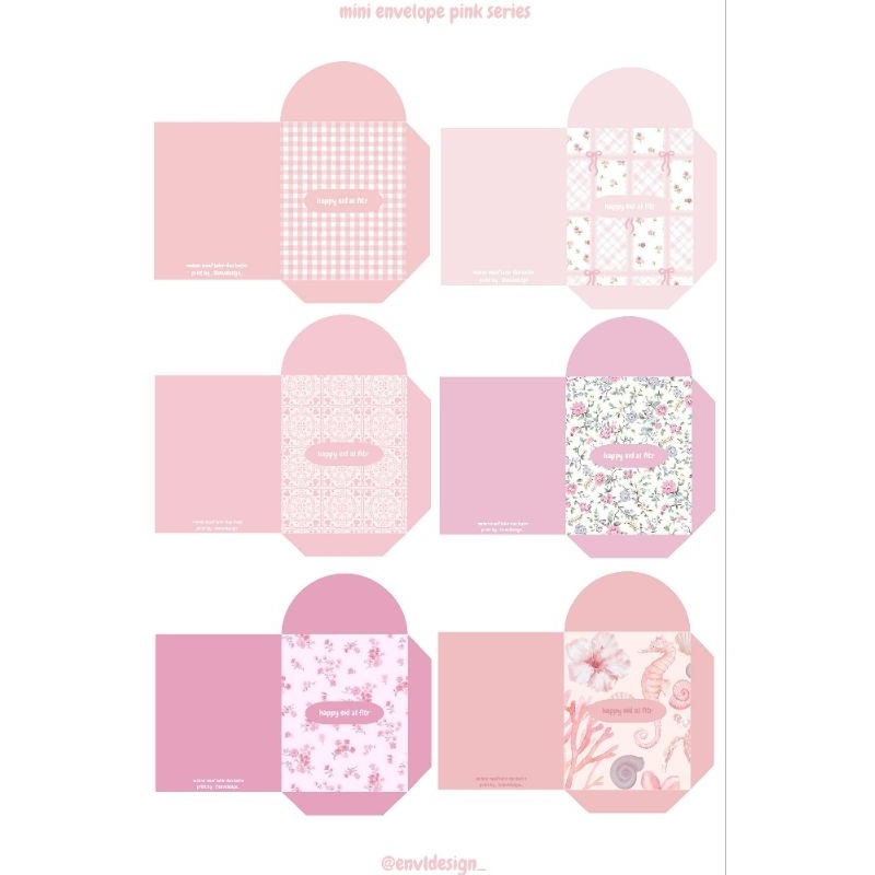 

Mini Envelope Series, Amplop Lebaran 6pcs Produk Sesuai Gambar/ Motif Sesuai Desain