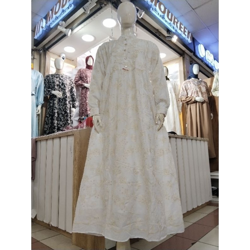 MALIKA GAMIS KATUN BOLONG BORDIR SULTAN JUMBO XXXL TERBARU FULL FURRING