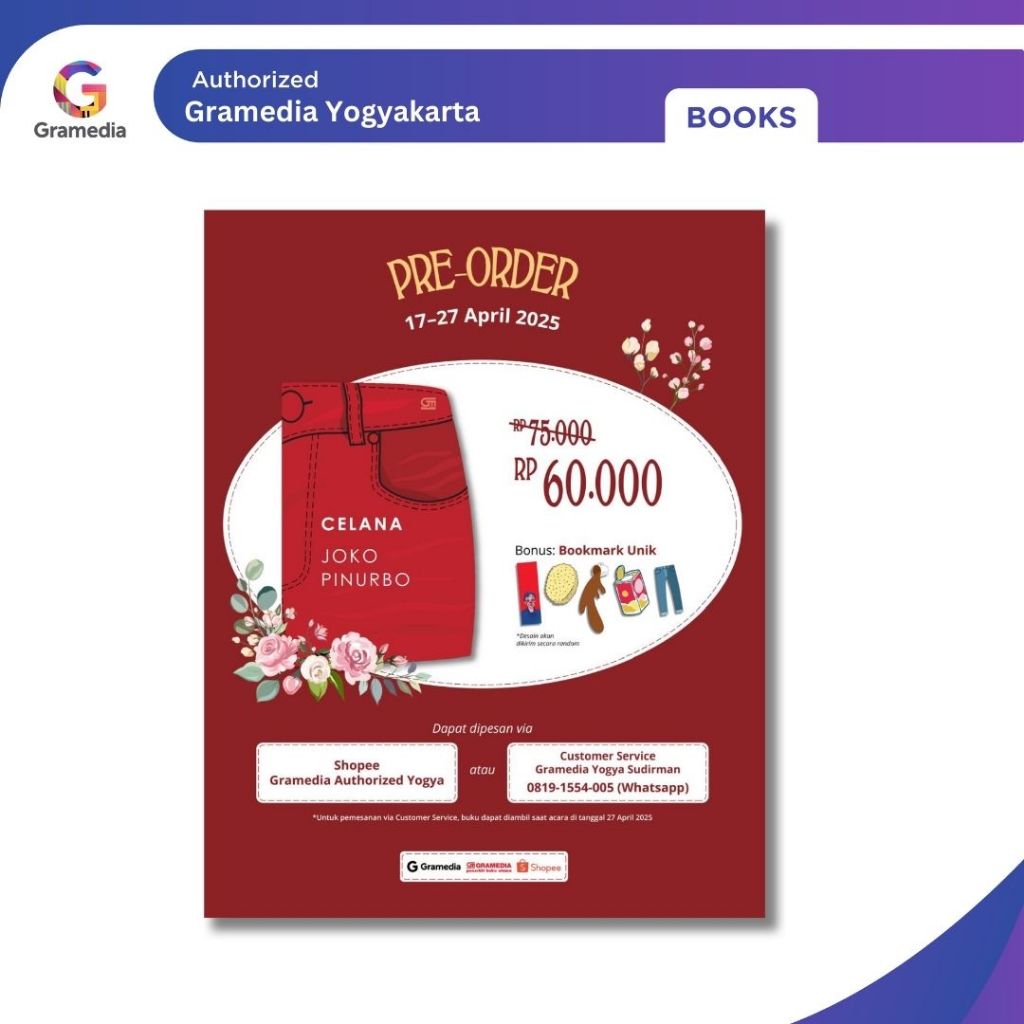 Gramedia Yogya - Celana (Joko Pinurbo)