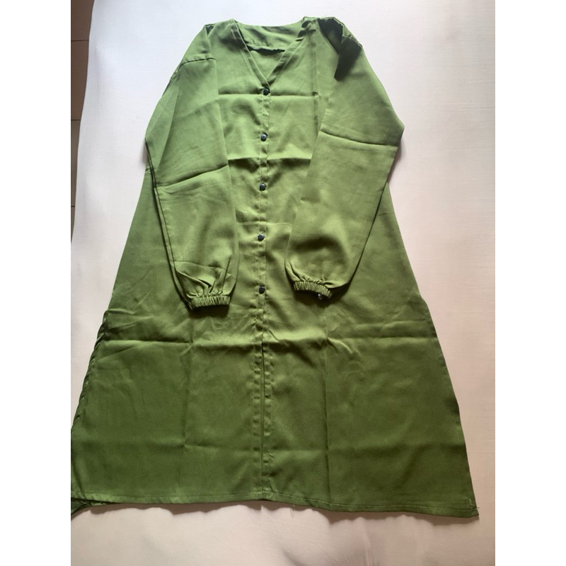 PRELOVED ❤️ Tunik Wanita - Polos Army Green