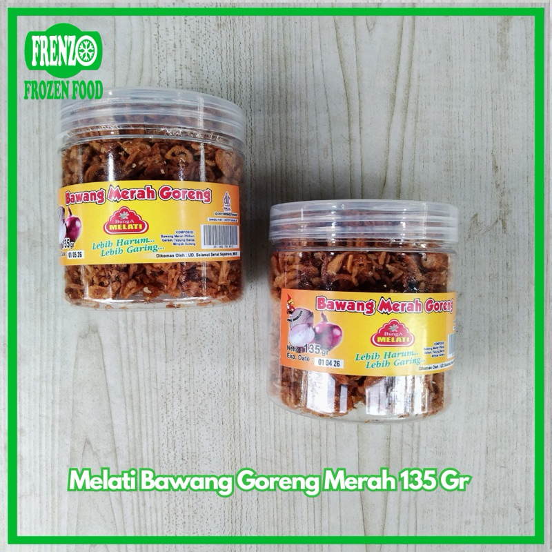 

Melati Bawang Goreng Merah 135 Gr