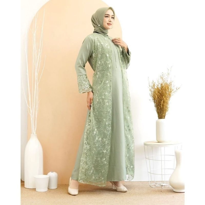 BISA COD GAMIS MUTIARA TILE/GAMIS MEWAH TILE/GAMIS WANITA TILE/GAMIS LEBARAN TILE/GAMIS TILE BROKAT