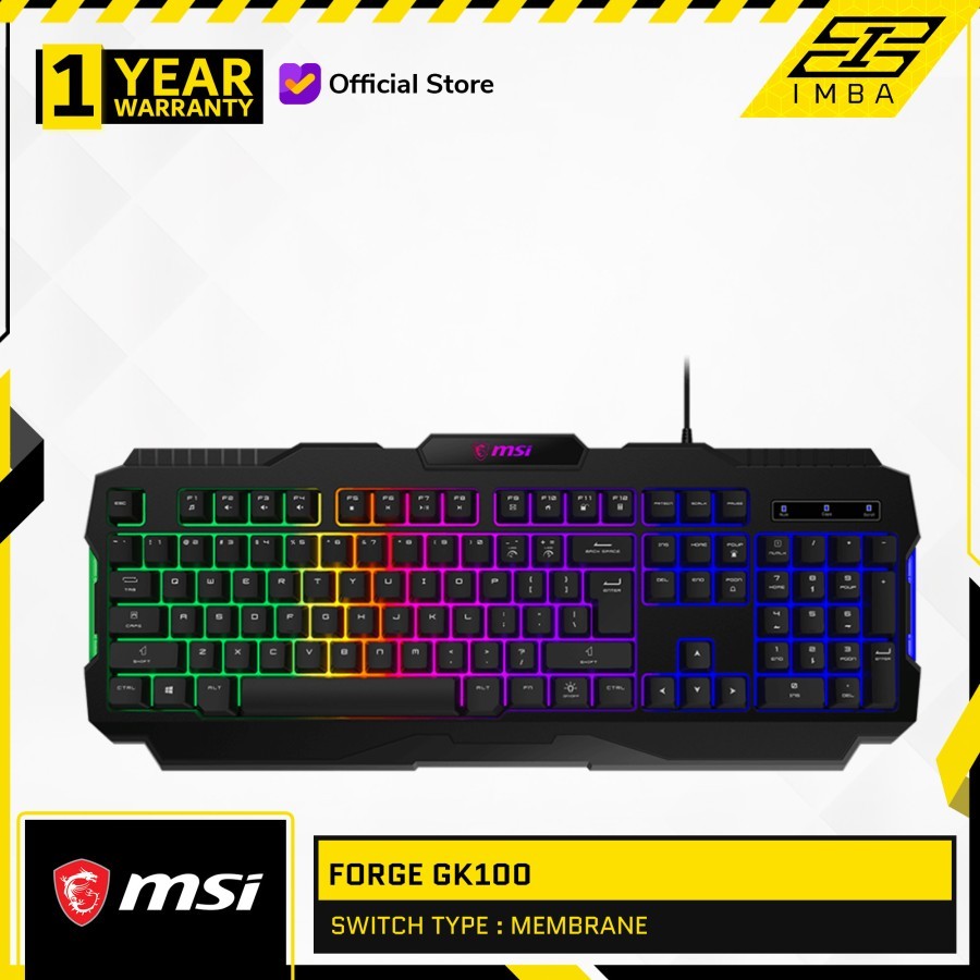 MSI KEYBOARD FORGE GK100
