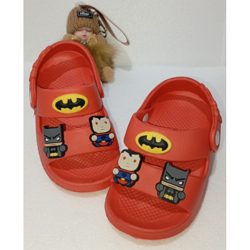 Sandal anak laki laki Sandal karet Sandal lucu Sandal karet anak laki laki Batman