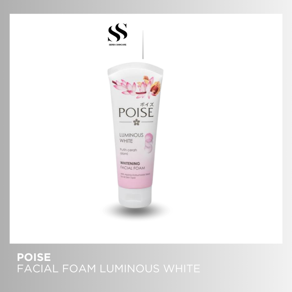 Facial Foam Poise Luminous White 50gr - Facial Wash Poise Luminous White