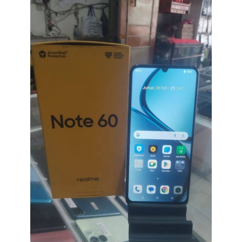 HP SECOND MURAH BERGARANSI REALME NOTE 60 RAM 4+2/64